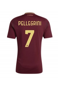 AS Roma Lorenzo Pellegrini #7 Fotballdrakt Hjemme Klær 2024-25 Korte ermer